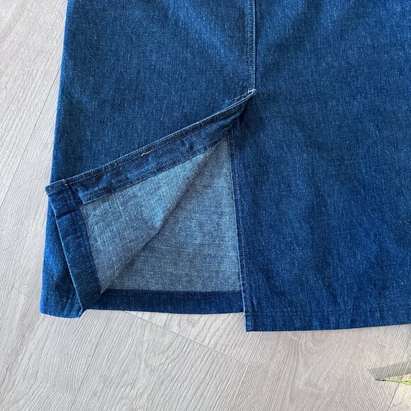 Vintage 90's Midi Denim Jean Skirt sz S - Picture 13 of 13